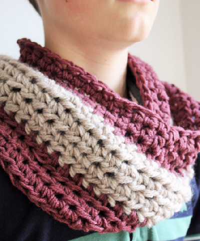 Two (or more!) Colour Cowl